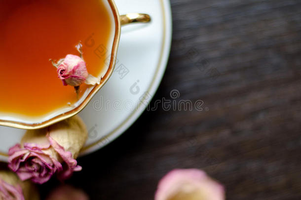 玫瑰花瓣芳香有机天然草本茶