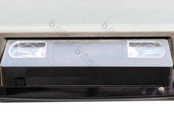 背景黑色墨盒盒式录音带设备