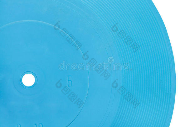 蓝色透明软唱片