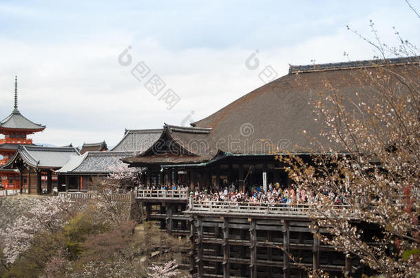 日本京都秋日清水秀寺。