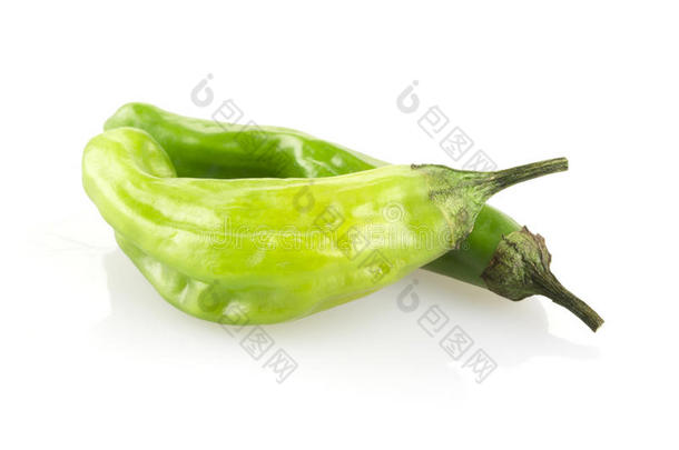 亚洲的辣椒食物新鲜的绿色