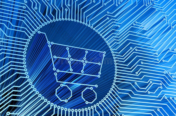 电子商务、互联网购物、网上购物、计算机技术和电子概念