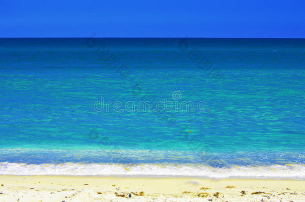 背景横幅海滩美丽的蓝色