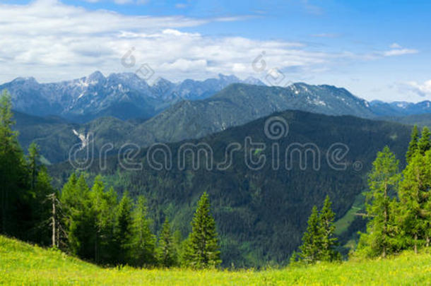 斯洛文尼亚的阿尔卑斯山