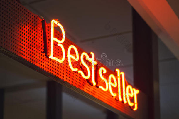 畅销书标志商店零售营销推广霓虹灯类型