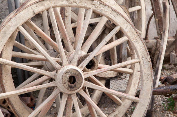 旧货车车轮