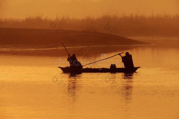 船划船湖风景爱