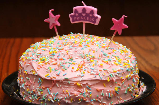 烤面包店生日蛋糕庆祝