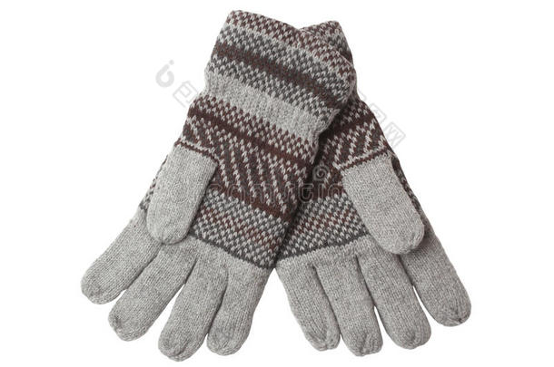 保暖羊毛针织手套