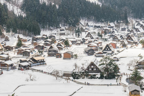 夏拉卡瓦戈冬季降雪，日本