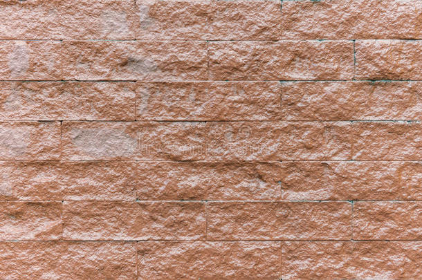 棕色大理石砖墙抽象为背景