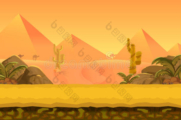 沙漠游戏背景