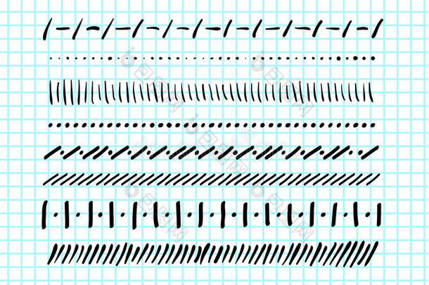 <strong>手绘矢量</strong>涂鸦边<strong>框</strong>