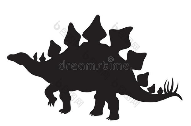 古代的动物黑色恐龙巨大的