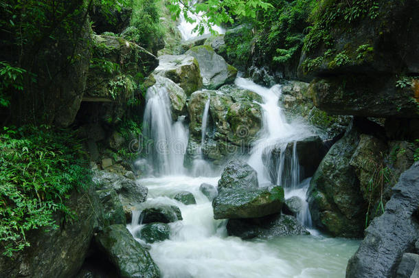 美丽的重庆峡谷风景龙水峡