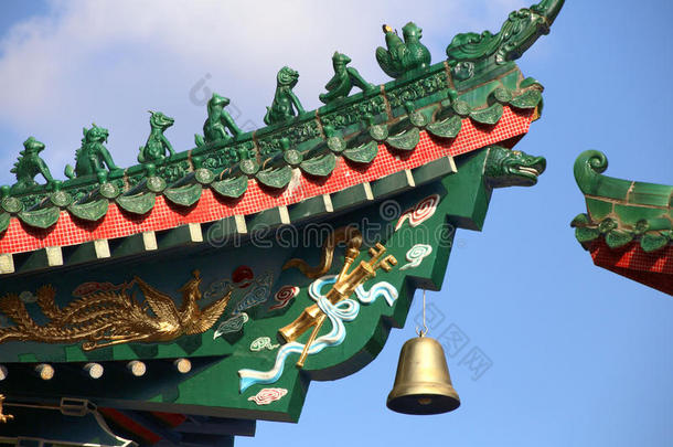 建筑学钟瓷器中国人泉