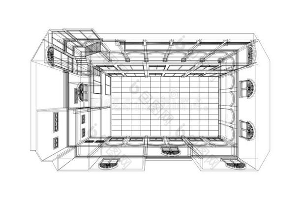 建筑图背景、建筑图、施工图、平面图