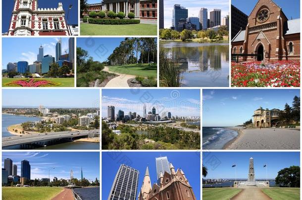 建筑学<strong>澳大利亚</strong>城市城市景观拼贴