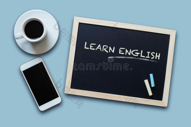 黑板教育概念说学习英语