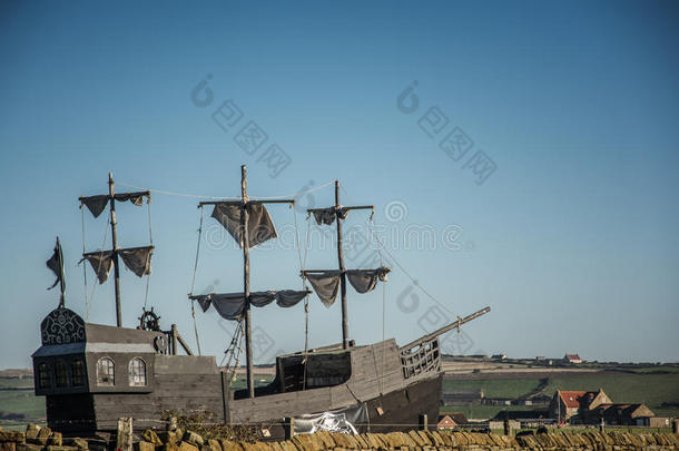 船英国古老的海盗航海