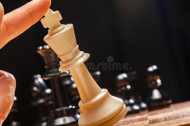 下棋的女人
