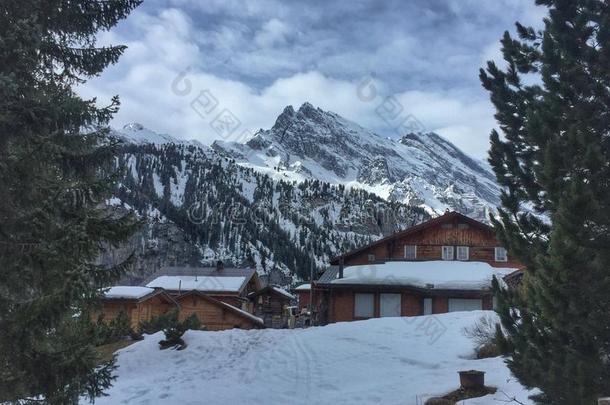 瑞士冬季景观