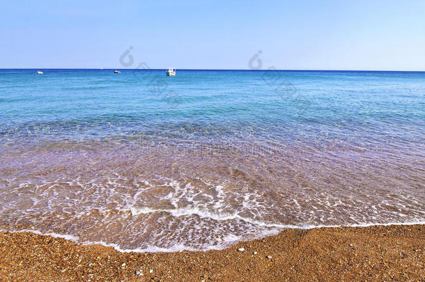 海滩美女蓝色海岸欧洲