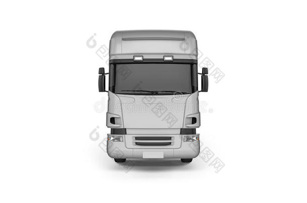 大卡车背景-空白模型设计品牌
