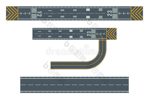 飞机起飞和着陆的机场跑道
