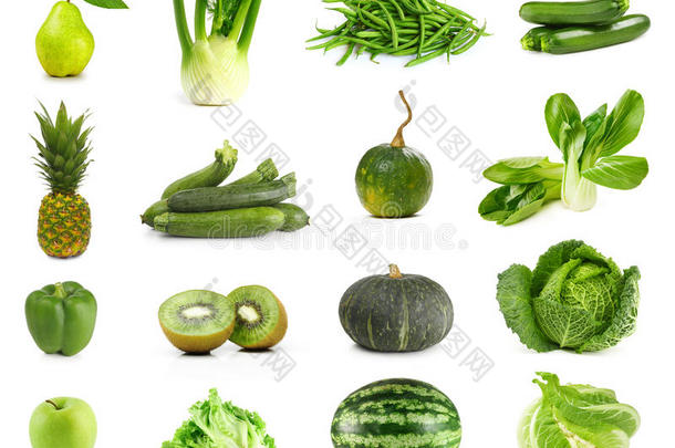 绿色蔬果
