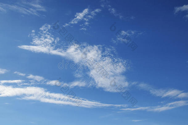蓝天白云，背景纹理