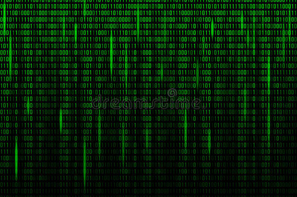计算机屏幕二进制数据代码