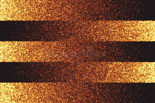 金色微光发光圆形粒子矢量背景