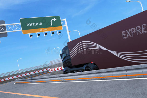 汽车高速公路自动化自主的自动驾驶仪