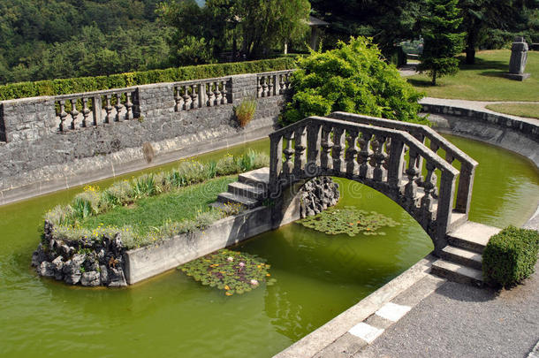 人造的桥城市法拉利花园