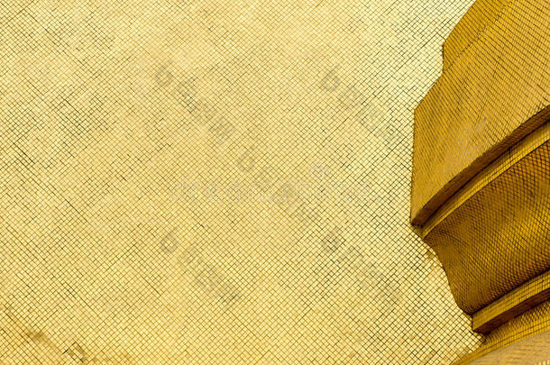 光泽金马赛克瓷砖墙，纹理背景