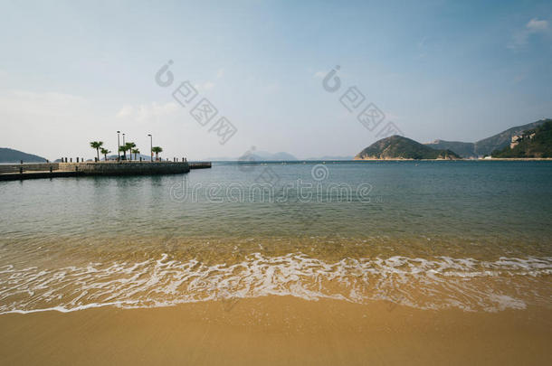 香港浅水湾海滩，香港。