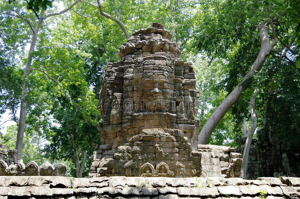 神秘的脸塔（刺刀微笑）的班代奇马寺