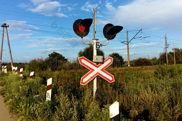 列车警示标志
