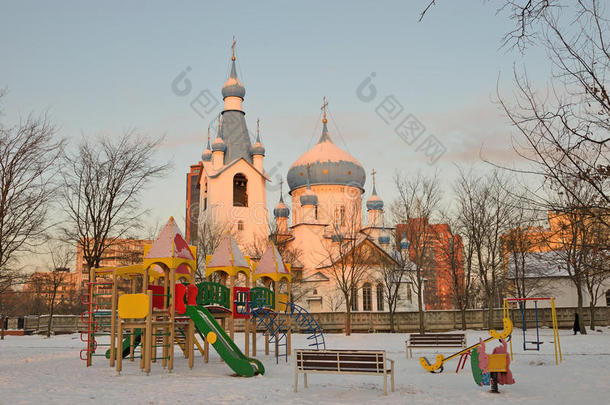 耶稣诞生教堂附近的儿童游乐场