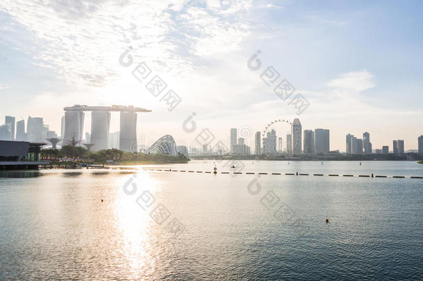 新加坡城市地标海湾景观