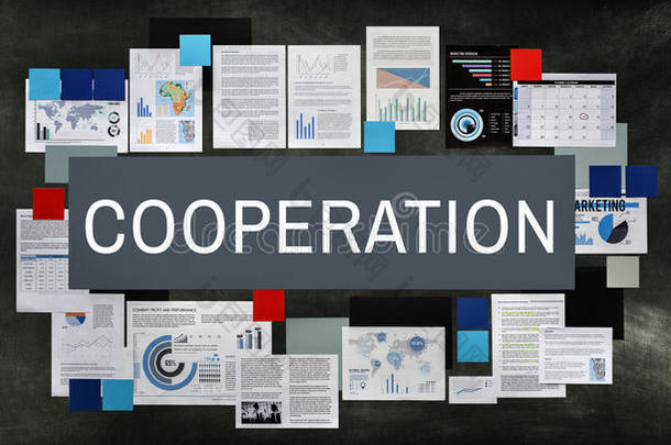 合作协议联盟关联团结概念
