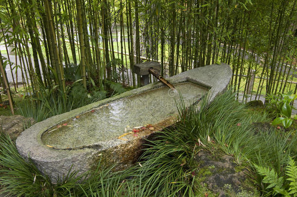 艺术竹子文化设计喷泉