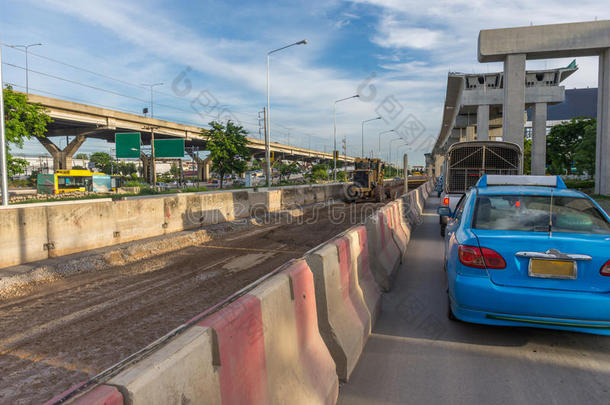 天空列车<strong>红线</strong>Bangsue-Rangsit施工现场