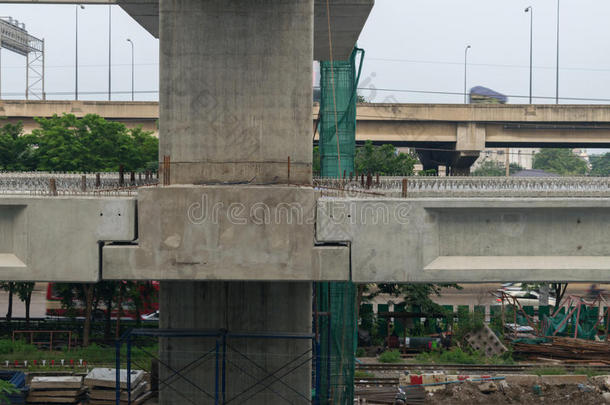 天空列车<strong>红线</strong>Bangsue-Rangsit施工现场