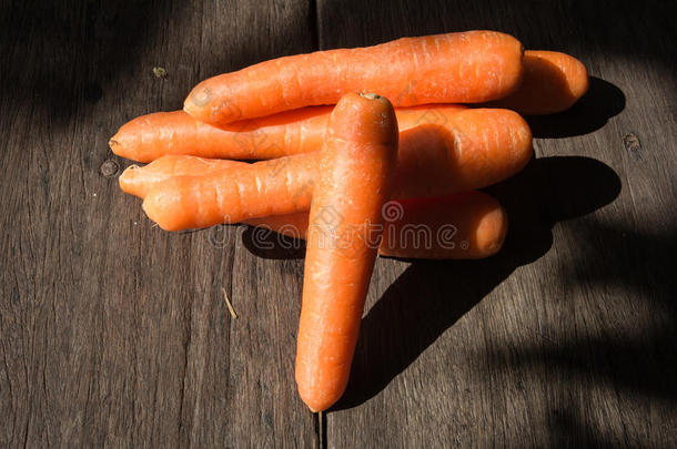 胡萝卜蔬菜新鲜健康和有机食品