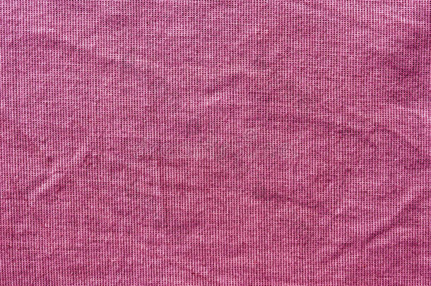 粗糙的粉红色纺织布质感。