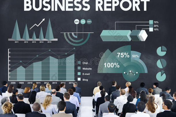 商业报告分析营销报告概念