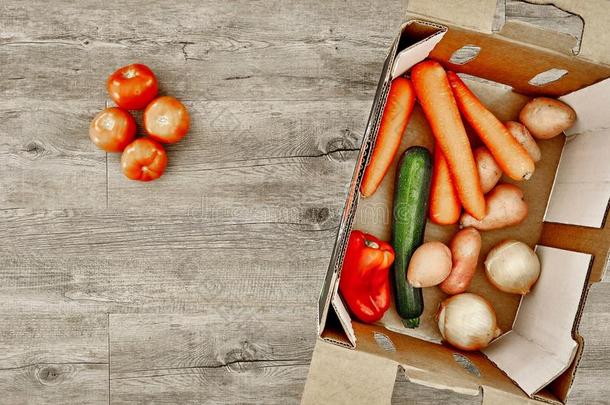 水果和蔬菜盒子