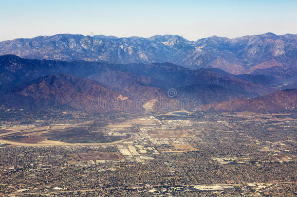美国洛杉矶的鸟瞰。